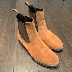 Thursday boots in cognac suede size 8.5